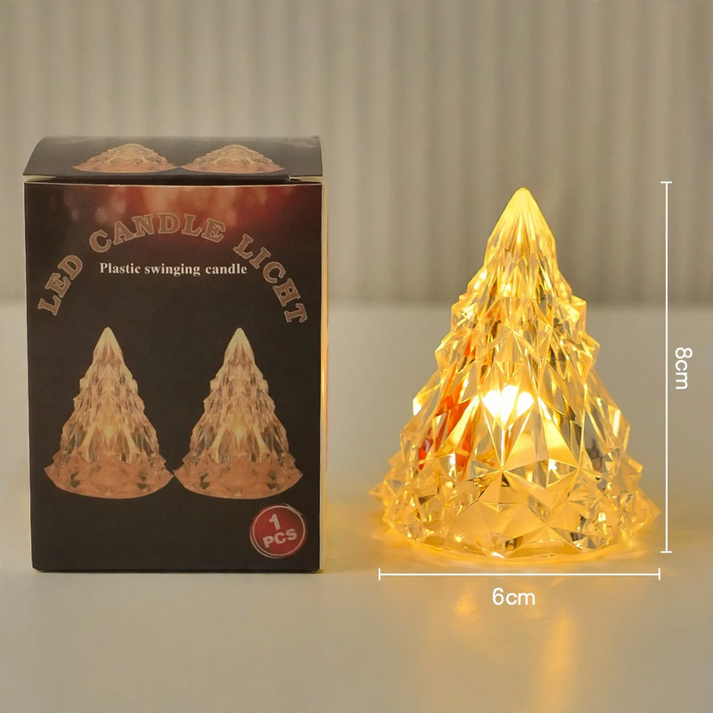 LED-Eisberg-Nachtlicht, dekorative Kerzenlampe