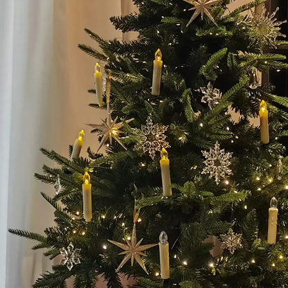 LED-Kerzen-Lichterkette mit Clip-Befestigung