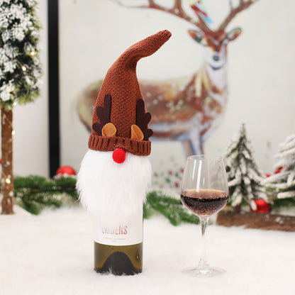 Weihnachts-Wichtel Flaschenüberzug, Polyester
