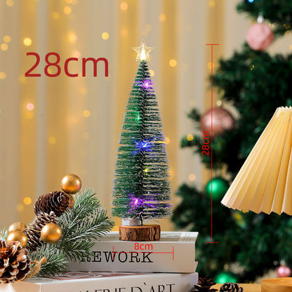 Mini-Weihnachtsbaum aus PVC, beschneit, verschiedene Größen