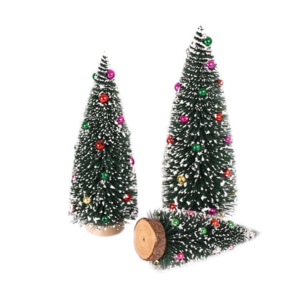 Mini-Weihnachtsbaum mit Schnee-Optik