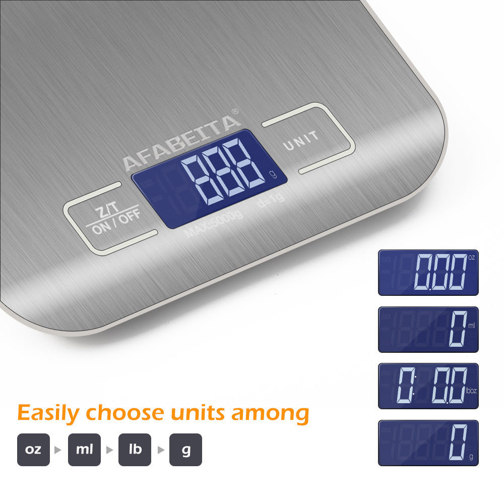 Digitale Küchenwaage: 5KG/11lb Kapazität. | Brehn