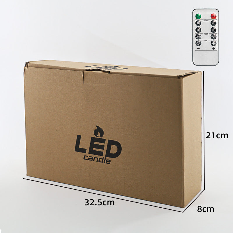 LED-Stumpenkerze mit Flackereffekt