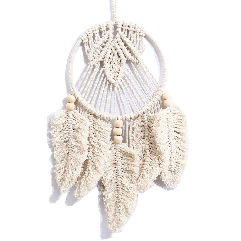 Makramee Blatt Dekoratives Wandbehang Brehn