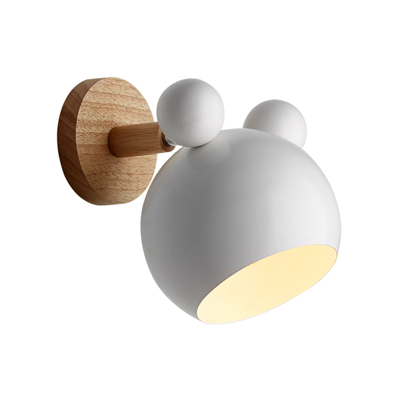 Brehn | Moderne Stil Cartoon Tier Wandleuchte Metall 1 Licht Wandlampe für Kinderzimmer