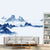 Brehn | Riesen Natur Landschaft Wandbild Aufkleber Blau Vlies Wandkunst für Heimdekoration, Personalisierte