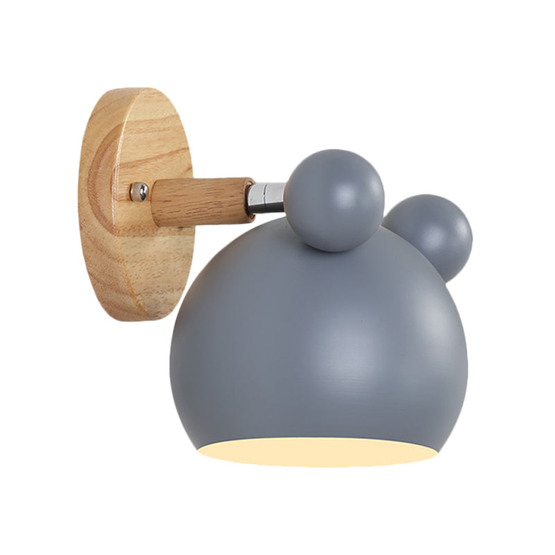 Brehn | Moderne Stil Cartoon Tier Wandleuchte Metall 1 Licht Wandlampe für Kinderzimmer