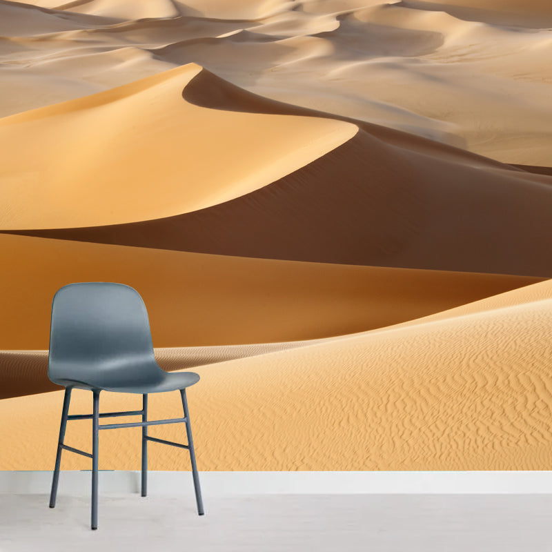 Brehn | Sanddunes Landscape Wallpaper Contemporary Waterproof Living Room Wall Covering, Custom Made