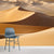 Brehn | Sanddunes Landscape Wallpaper Contemporary Waterproof Living Room Wall Covering, Custom Made