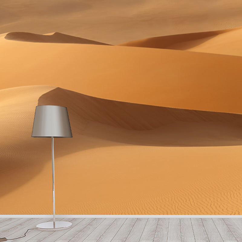 Brehn | Whole Desert Hill Wallpaper Mural for Home Nature Landscape Wall Art in Yellow, Washable
