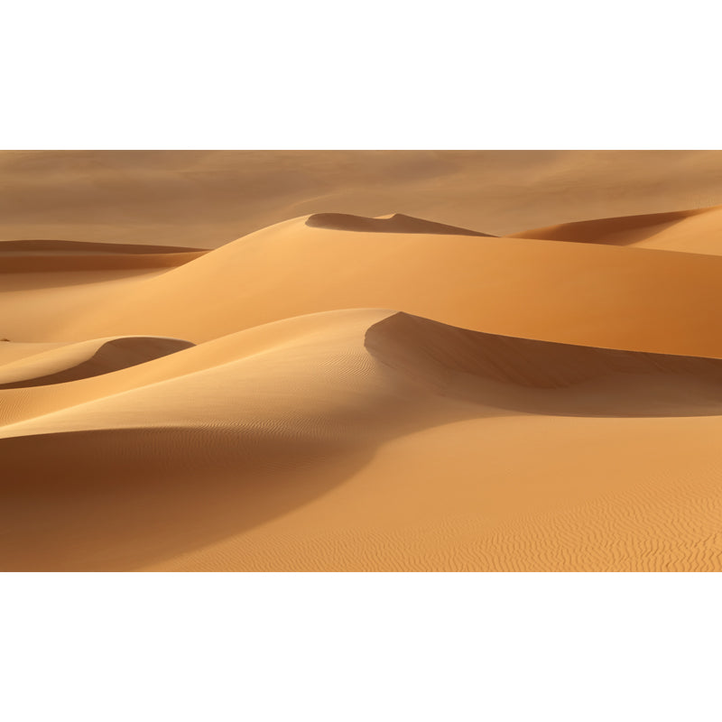 Brehn | Whole Desert Hill Wallpaper Mural for Home Nature Landscape Wall Art in Yellow, Washable