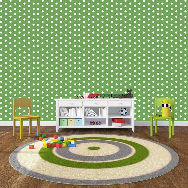 Brehn | Punkte Tapetenpaneele Abziehen und Aufkleben Kinder-Spielzimmer Wandverkleidung, 4' L x 20,5" B