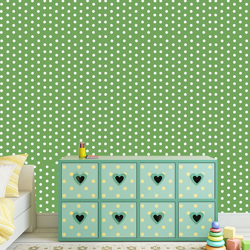 Brehn | Punkte Tapetenpaneele Abziehen und Aufkleben Kinder-Spielzimmer Wandverkleidung, 4' L x 20,5" B