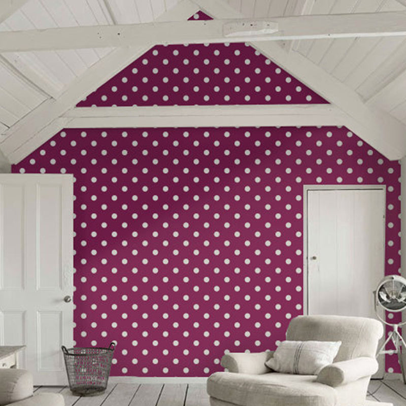 Brehn | Punkte Tapetenpaneele Abziehen und Aufkleben Kinder-Spielzimmer Wandverkleidung, 4' L x 20,5" B