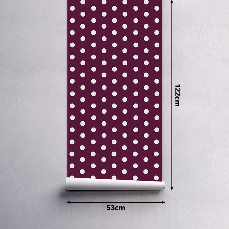 Brehn | Punkte Tapetenpaneele Abziehen und Aufkleben Kinder-Spielzimmer Wandverkleidung, 4' L x 20,5" B