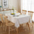 Elegante Fransen Tischdecke