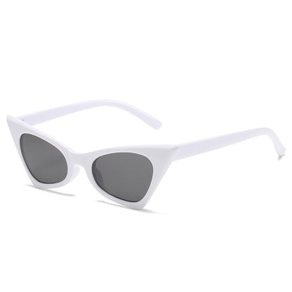 Damen Katzenaugen-Sonnenbrille mit kunstvollem Rahmen und UV-Schutz Brehn