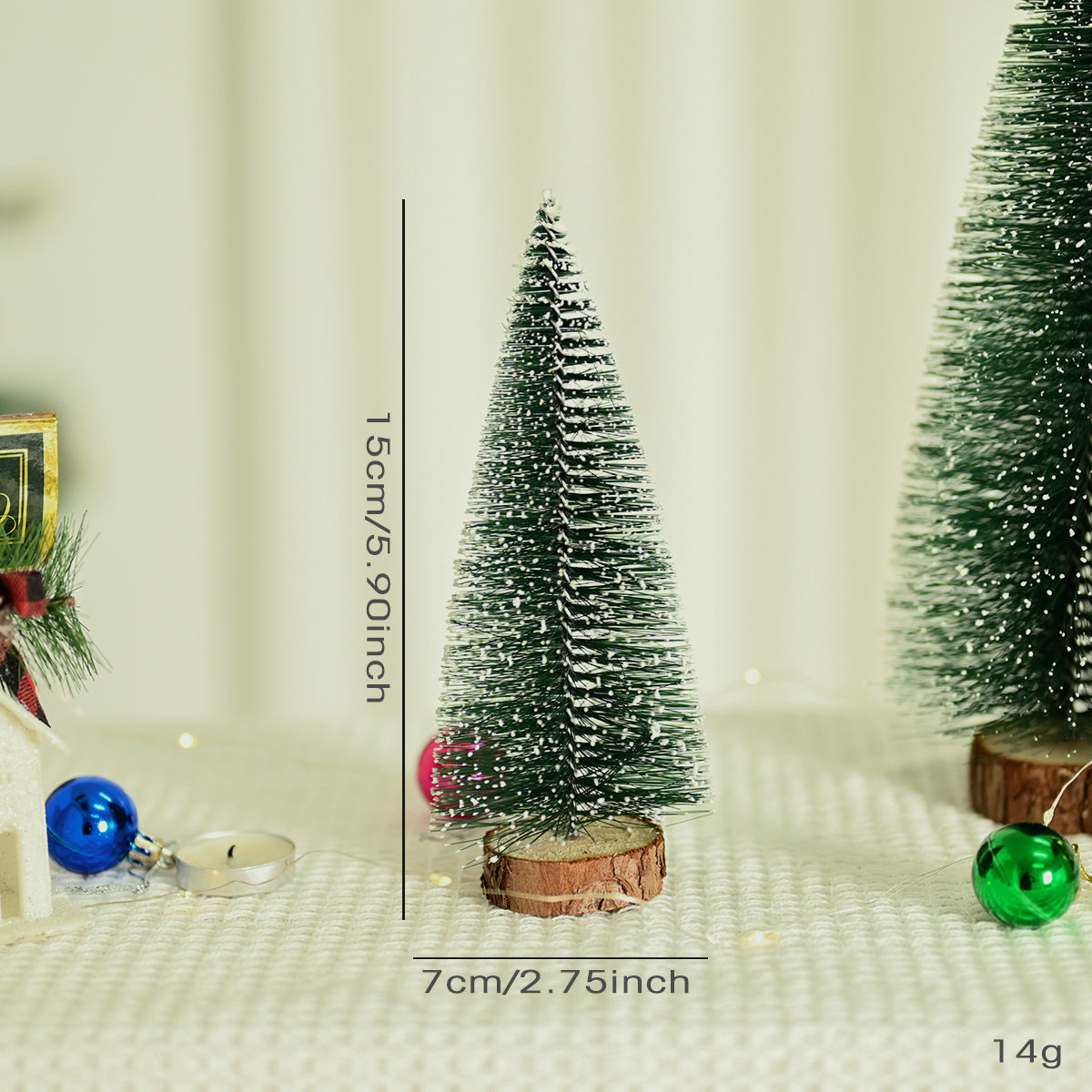 Mini-Weihnachtsbaum aus Kiefernnadeln, 30 cm