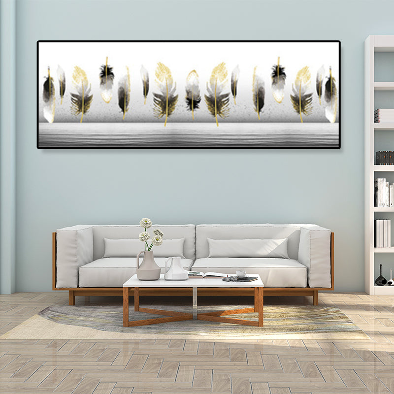 Brehn | Texturiertes Stillleben Zeichnung Wandkunst Leinwand Nordischer Stil Wanddekoration für das Wohnzimmer