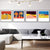 Brehn | Moderne Leinwand Wandkunst Pastell Landschaftsbild, mehrere Größen verfügbar (Set von 4)