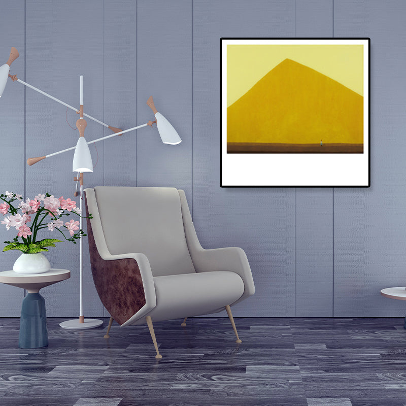 Brehn | Weiches Feld Landschaftsmalerei Pop Art Texturiertes Leinwanddruck für Raum, Mehrere Größenoptionen