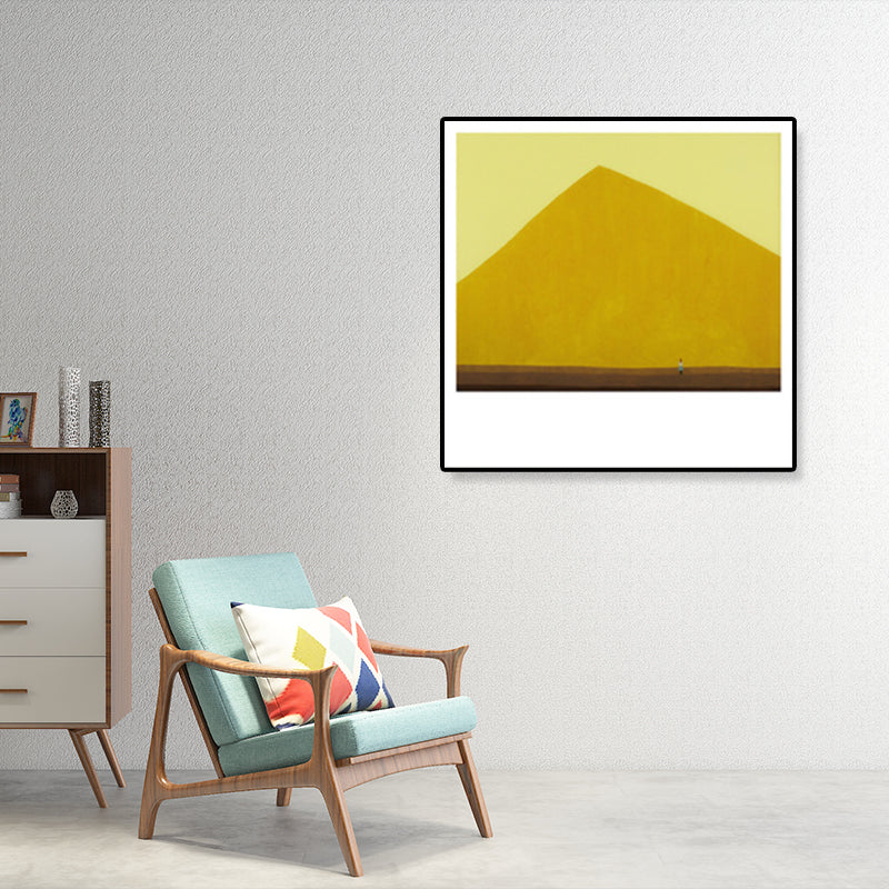 Brehn | Weiches Feld Landschaftsmalerei Pop Art Texturiertes Leinwanddruck für Raum, Mehrere Größenoptionen