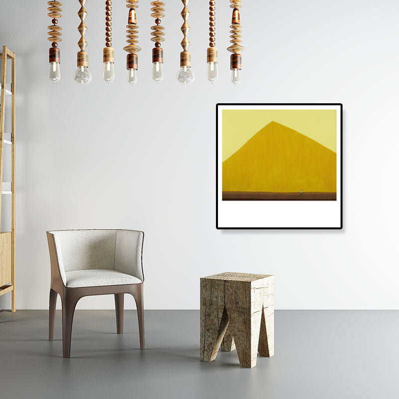 Brehn | Weiches Feld Landschaftsmalerei Pop Art Texturiertes Leinwanddruck für Raum, Mehrere Größenoptionen