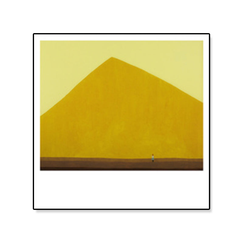 Brehn | Weiches Feld Landschaftsmalerei Pop Art Texturiertes Leinwanddruck für Raum, Mehrere Größenoptionen