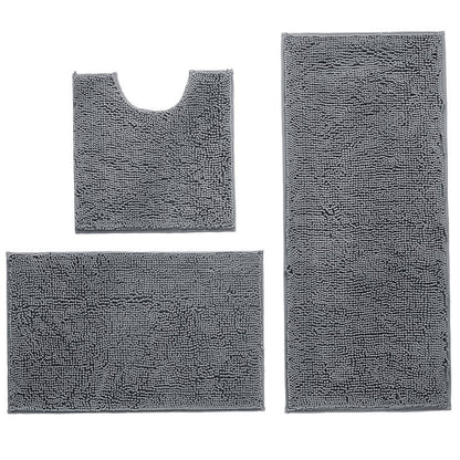 Luxuriöses Mikrofaser-Badezimmermatten-Set Brehn