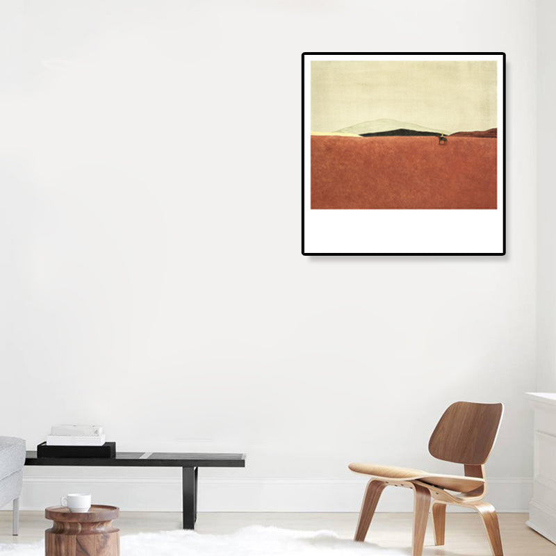 Brehn | Pop Art Landschaftsmalerei Leinwand Texturiert Pastellfarben Wanddekoration für das Wohnzimmer