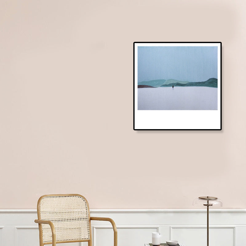 Brehn | Pop Art Landschaftsmalerei Leinwand Texturiert Pastellfarben Wanddekoration für das Wohnzimmer