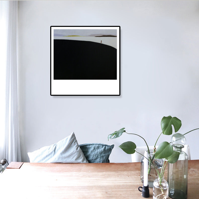 Brehn | Pop Art Landschaftsmalerei Leinwand Texturiert Pastellfarben Wanddekoration für das Wohnzimmer