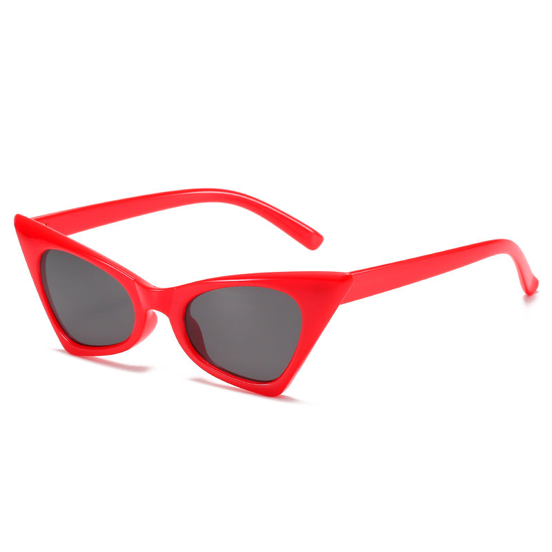 Damen Katzenaugen-Sonnenbrille mit kunstvollem Rahmen und UV-Schutz Brehn