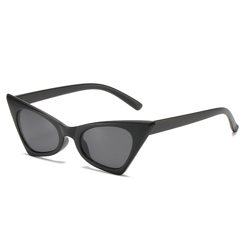 Damen Katzenaugen-Sonnenbrille mit kunstvollem Rahmen und UV-Schutz Brehn