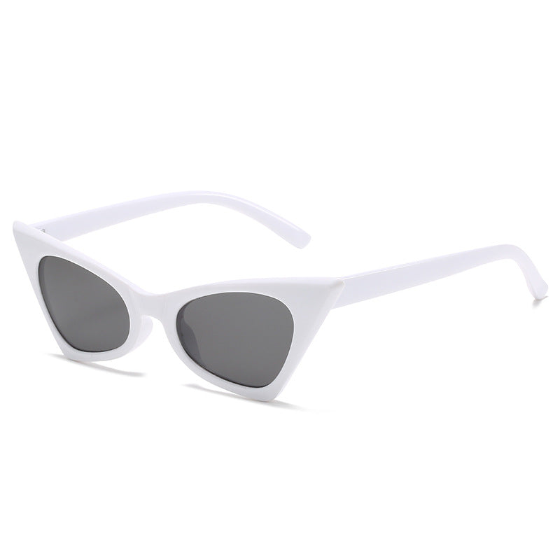 Damen Katzenaugen-Sonnenbrille mit kunstvollem Rahmen und UV-Schutz Brehn