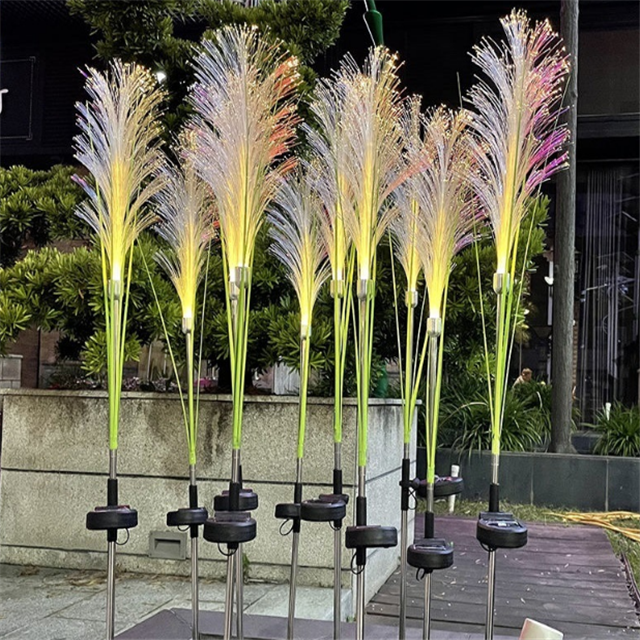 Solarbetriebene Weiden-Gartenleuchte – Bunte LED-Gartenbeleuchtung mit IP65-Wasserschutz