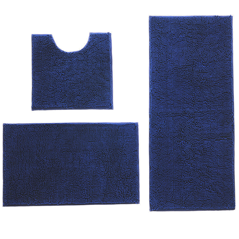 Luxuriöses Mikrofaser-Badezimmermatten-Set Brehn