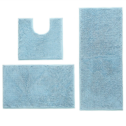 Luxuriöses Mikrofaser-Badezimmermatten-Set Brehn