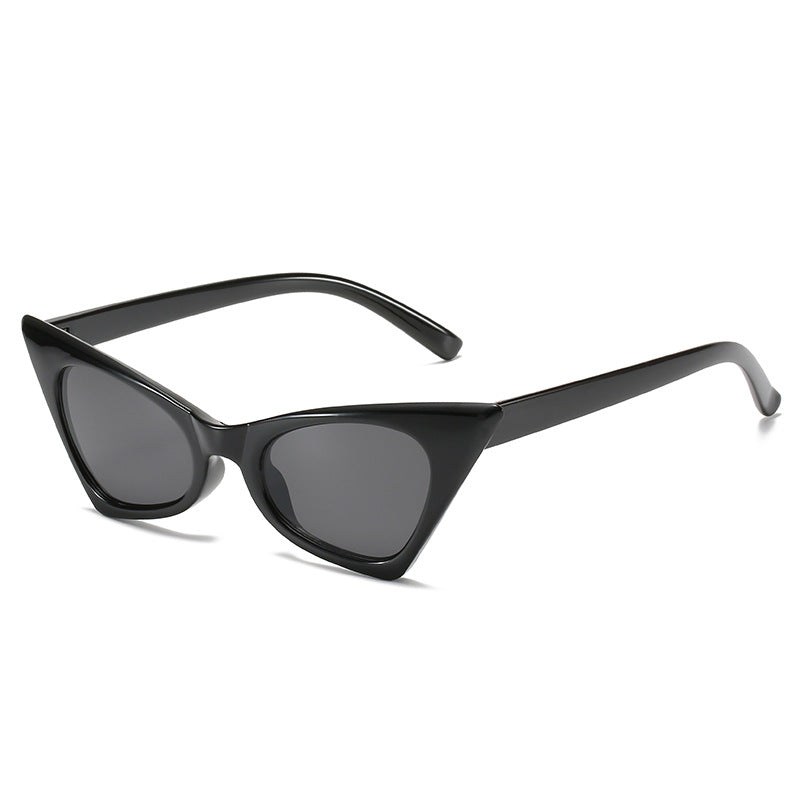 Damen Katzenaugen-Sonnenbrille mit kunstvollem Rahmen und UV-Schutz Brehn