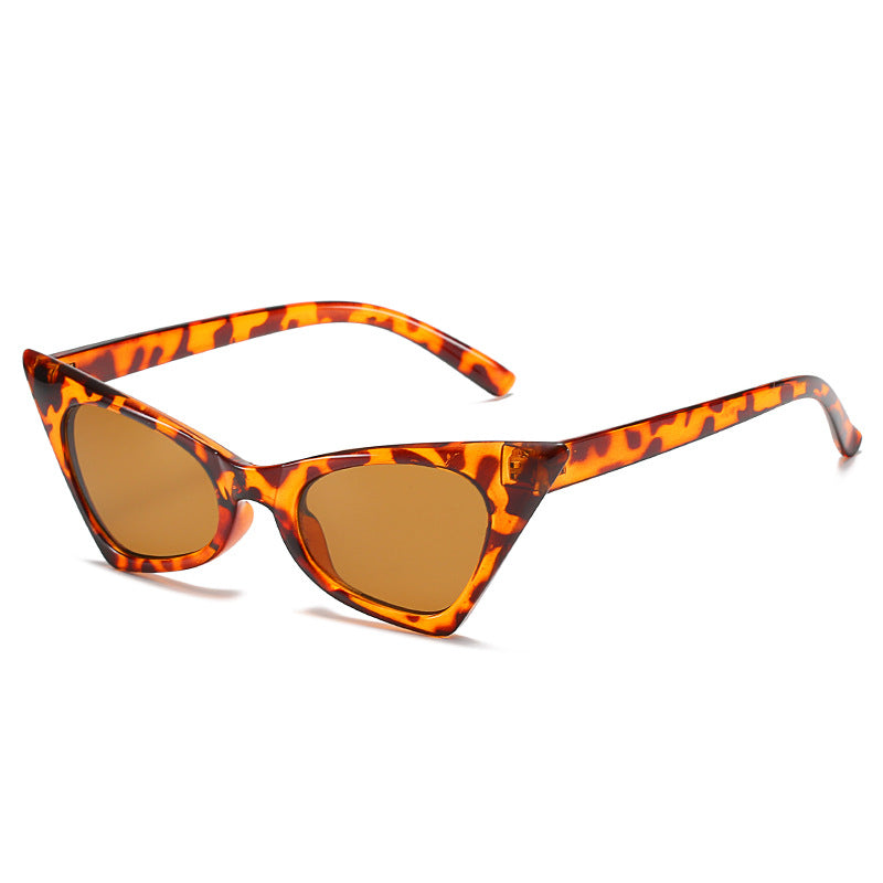 Damen Katzenaugen-Sonnenbrille mit kunstvollem Rahmen und UV-Schutz Brehn