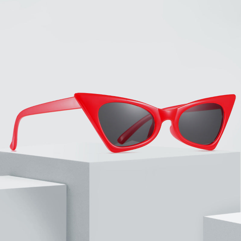 Damen Katzenaugen-Sonnenbrille mit kunstvollem Rahmen und UV-Schutz Brehn