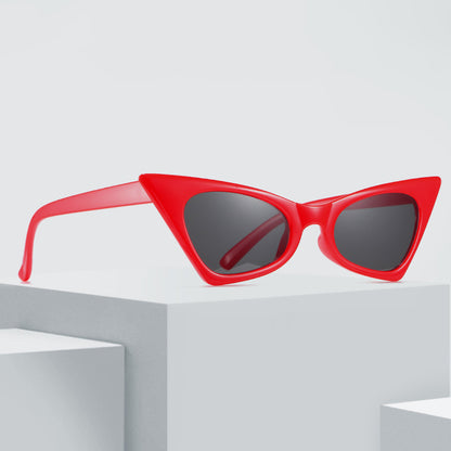 Damen Katzenaugen-Sonnenbrille mit kunstvollem Rahmen und UV-Schutz Brehn