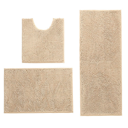 Luxuriöses Mikrofaser-Badezimmermatten-Set Brehn