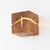 Cube Crack Wood Flush Wall Light Creative Nordic Integrated LED Beige Wandlampe | Brehn