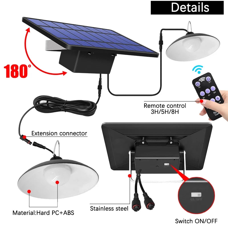 SolarDuo LED Lamp Set auf Solarenergie mit Fernbedienung | Brehn