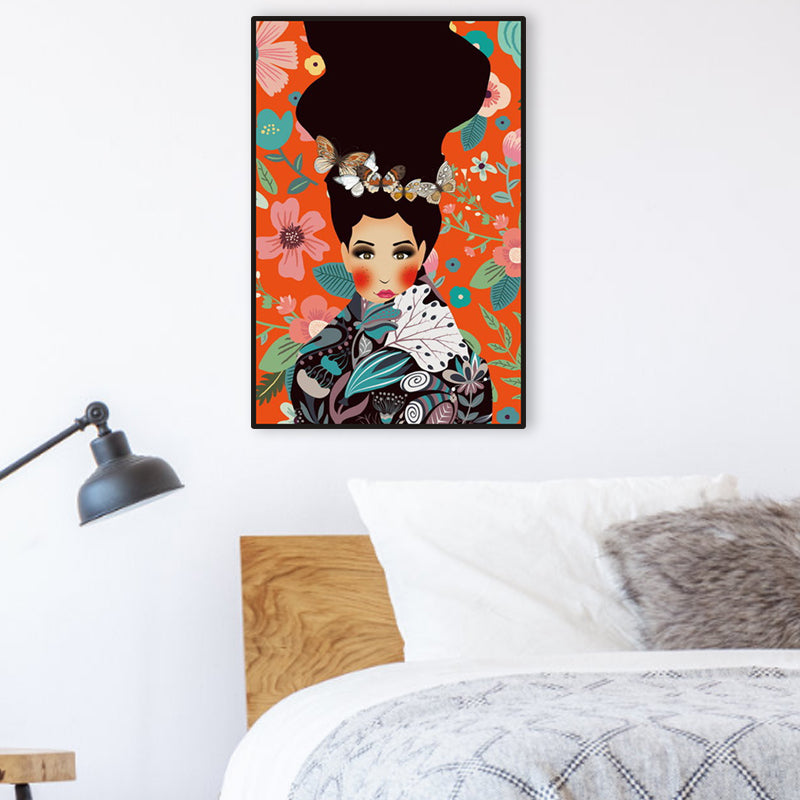 Brehn | Blush Maiden Wandkunst Dekor Pastellfarbe Leinwandmalerei, Texturiert, Mehrere Größen