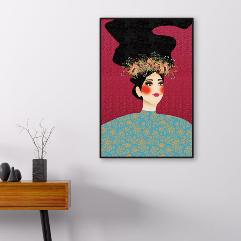 Brehn | Blush Maiden Wandkunst Dekor Pastellfarbe Leinwandmalerei, Texturiert, Mehrere Größen