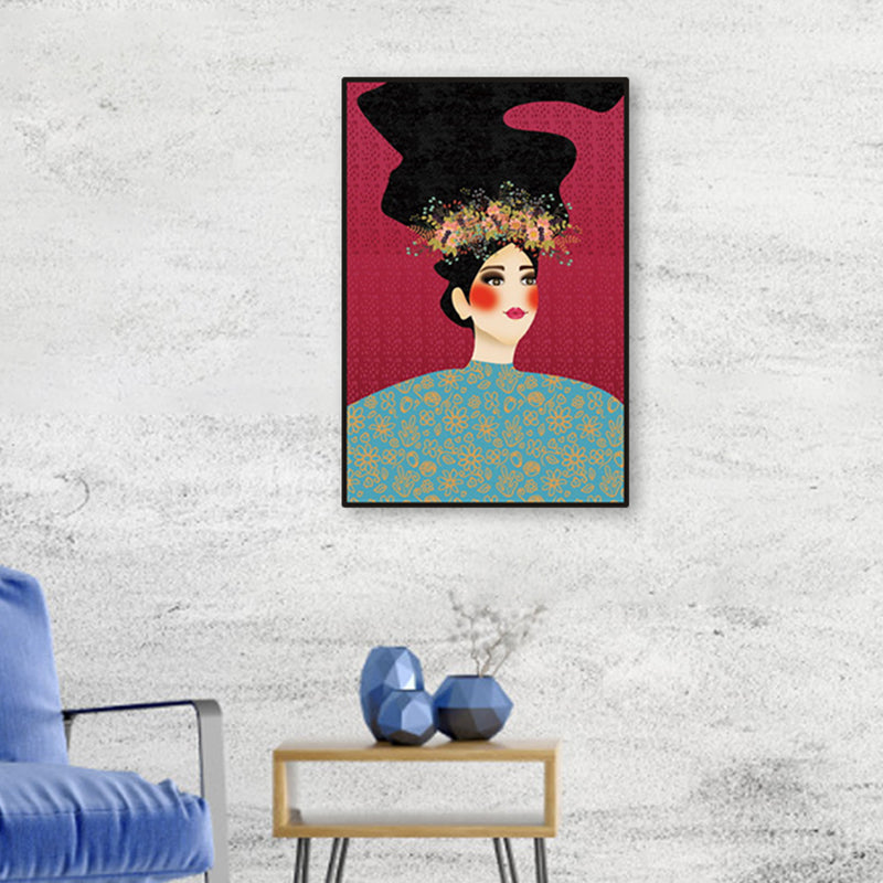 Brehn | Blush Maiden Wandkunst Dekor Pastellfarbe Leinwandmalerei, Texturiert, Mehrere Größen