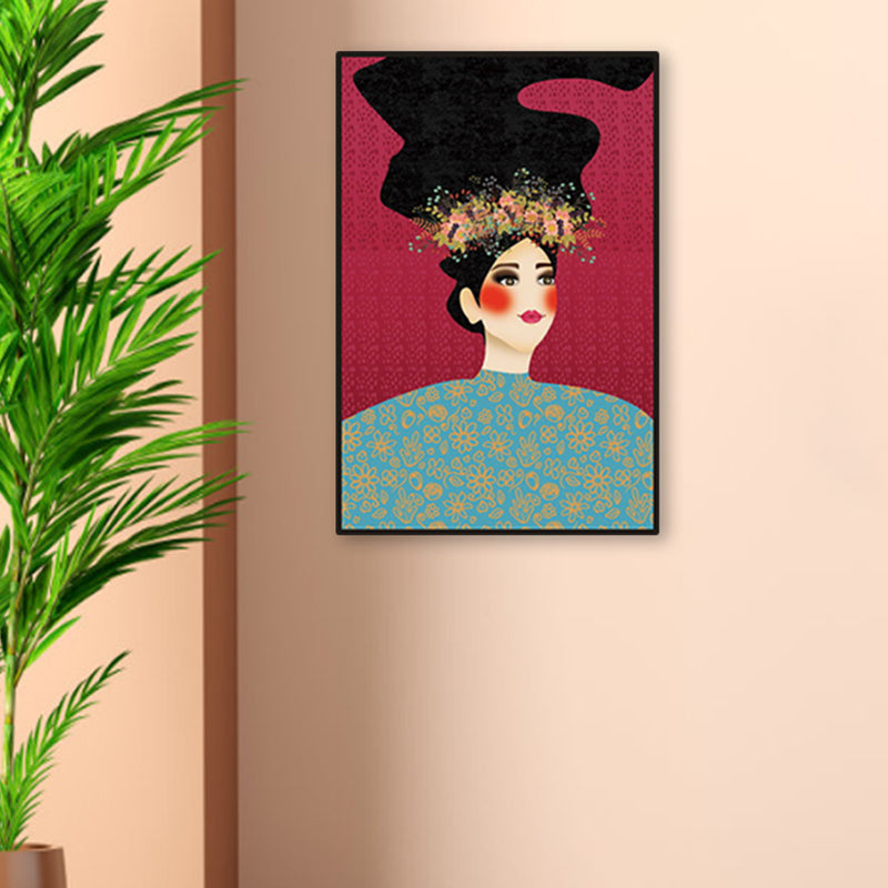 Brehn | Blush Maiden Wandkunst Dekor Pastellfarbe Leinwandmalerei, Texturiert, Mehrere Größen