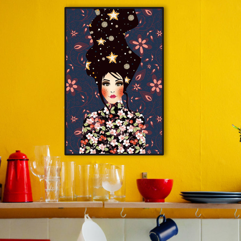 Brehn | Blush Maiden Wandkunst Dekor Pastellfarbe Leinwandmalerei, Texturiert, Mehrere Größen